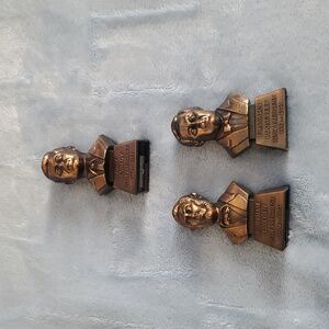 Franklin , Kennedy & Lincolm Pencil Sharpener JSNY Bronze Look MetalHong Kong